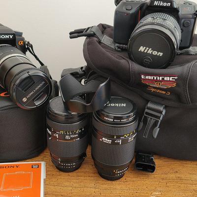 SONY AND NIKON CAMERAS