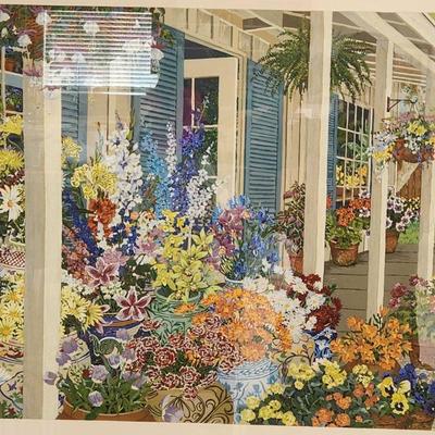 "JOLAIN'S FLOWERS" LIMITED EDITION SERIGRAPH BY JOHN POWELL