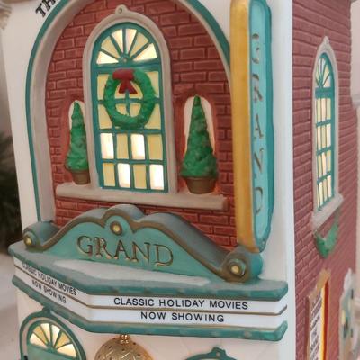 HERITAGE VILLAGE COLLECTION "CHRISTMAS IN THE CITY SERIES" GRAND THEATER, MUSIC EMPORIUM, AND MORE 