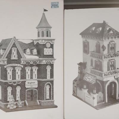 "BRIGHTON SCHOOL" AND "LITTLE ITALY RISTORANTE" BY HERITAGE VILLAGE COLLECTION 
