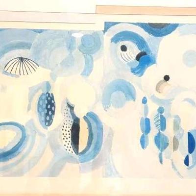 VOYAGES LOINTAINS PRINT BY SONIA DELAUNARY