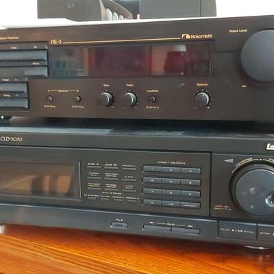 STEREO RECEIVER & CD PLAYER - NAKAMICHI & PIONEER 