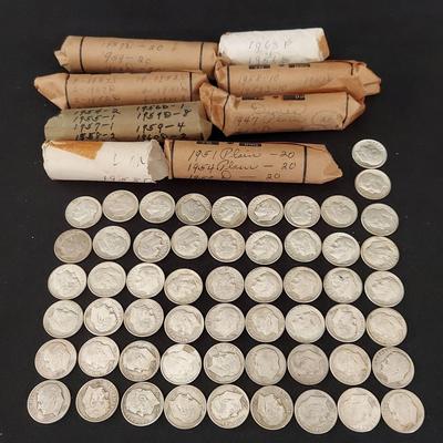 1940s-1960s SILVER DIMES 