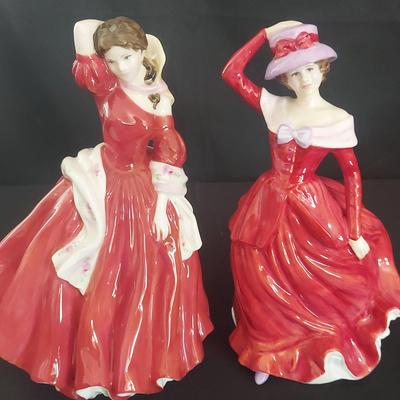 BEAUTIFUL PAIR OF ROYAL DOULTON; MARY & ELLEN