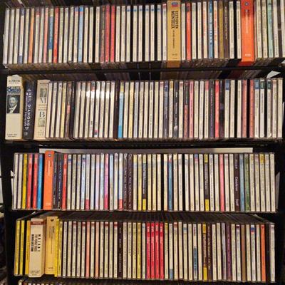 4 SHELVES OF VARIOUS MUSICAL CDS LOT#5