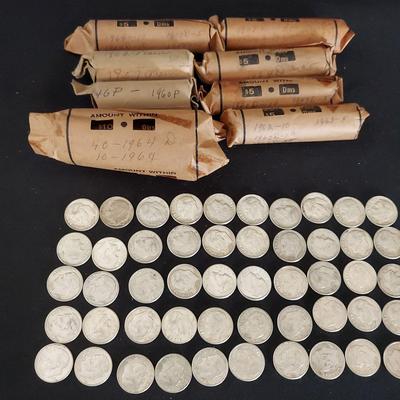 1950s-1960s SILVER DIMES