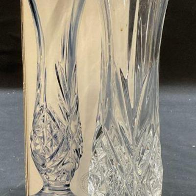 MIKASA Celebrations Crystal Vase, France, Box
