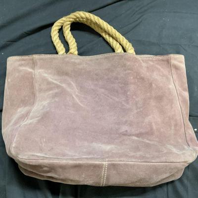 BARNEY NEW YORK Mauve Suede Tote ITALY
