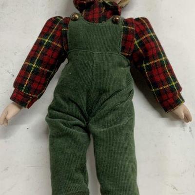 The Heritage Mint Collection Vtg Boy Porc Doll
