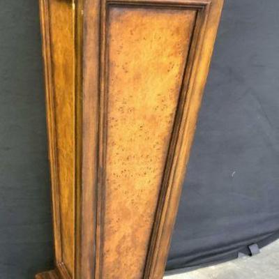 Vintage Burled Wood Pedestal Stand
