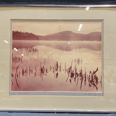 Signed John Geery Putnam Pond Photograph
