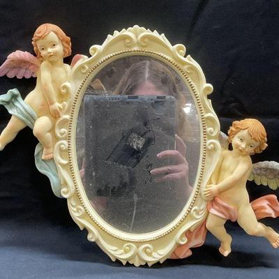 Gilt Cherub Frame Mirror
