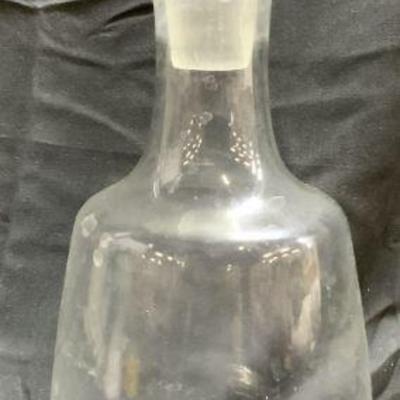 Vintage Art Glass Decanter W Stopper
