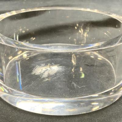 Lucite Circular Trinket Dish
