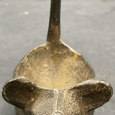 Vintage Cast Iron Mouse Trinket Dish
