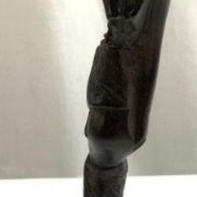 Vintage Wooden African Figural Carving
