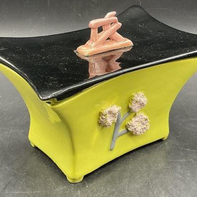 L & F CERAMICS Lidded Ceramic Vessel, California

