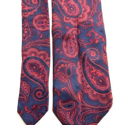 TINO COSMA Silk Paisley Style Mens Necktie ITALY
