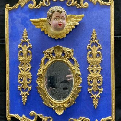 Ellie Haggerty Cherub Head Carousel Panel
