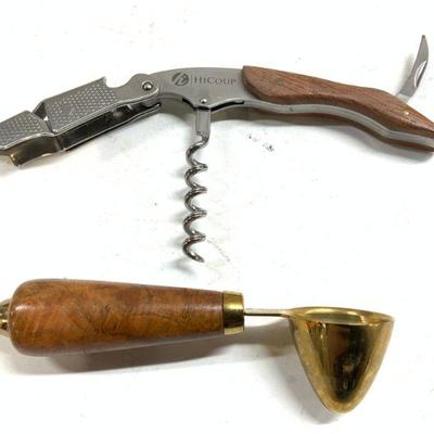 Lot 2 Coffee Scoop & Wine Corkscrew
