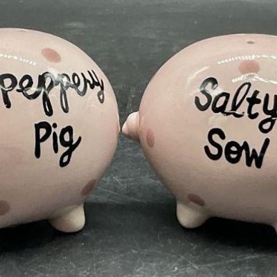 LORRIE VEASEY Salty Sow & Peppery Pig Shakers
