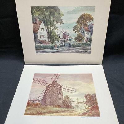 Lot 2 Brian Truelove New England Scene Lithographs
