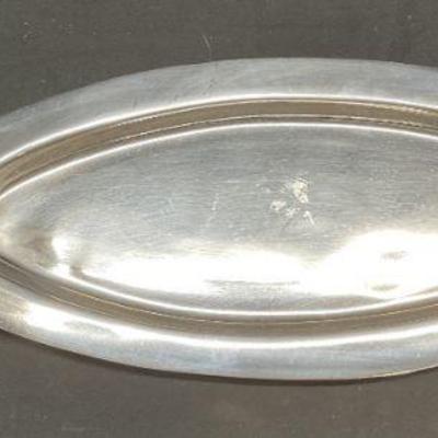 Silver Tone Fish Figural Platter
