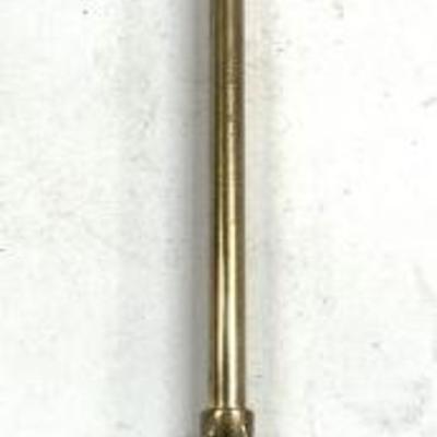 Vintage Inscribed Brass Shoe Horn
