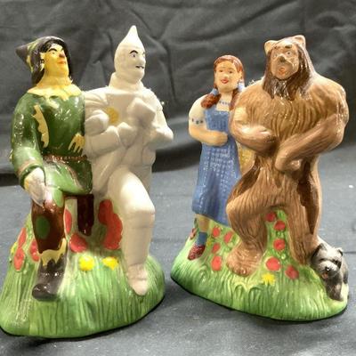 Lot 2 Vtg The Wizard Of Oz Porcelain Figures
