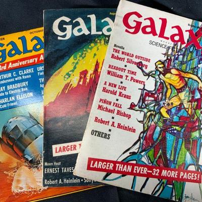 Lot 3 Galaxy Science Fiction Paperback Books
