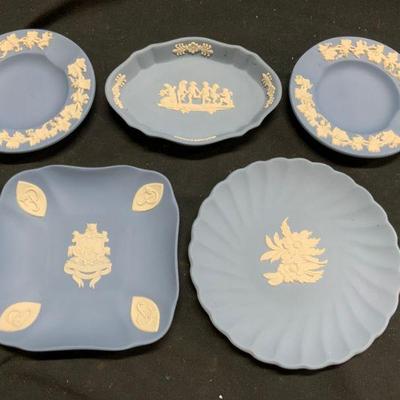 WEDGWOOD Lot 5 Asst Trinket Dishes ENGLAND
