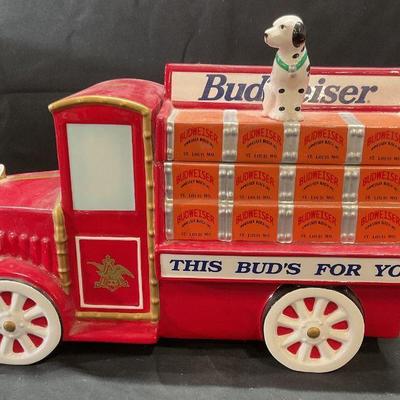 1999 Budweiser Anheuser Busch Ceramic Cookie Jar
