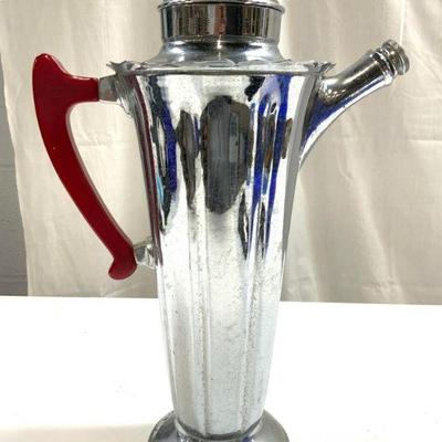 Chrome & Stainless Cocktail Shaker Pitcher
