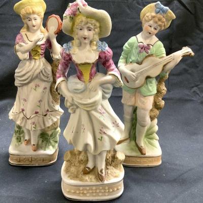 Lot 3 Vntg Assorted Porcelain Female Figures
