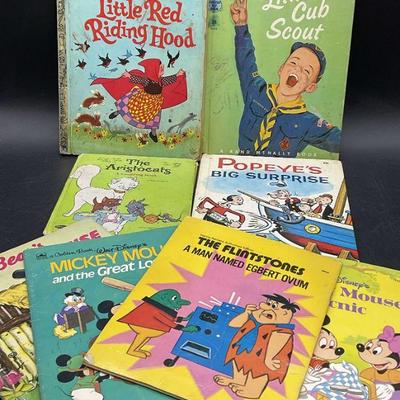 Group Vintage Illustrated Childrens Books, 1964+
