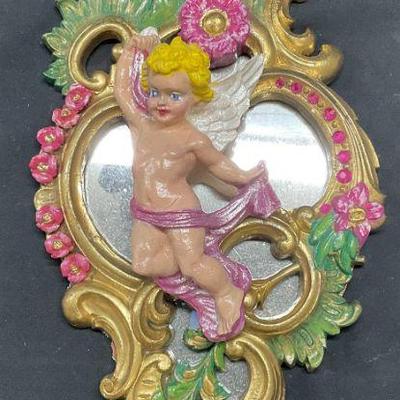 Ellie Haggerty Cherub Mirror Carousel Panel
