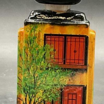 ELVIS 397 Hand Painted Glass Perfume Bottle
