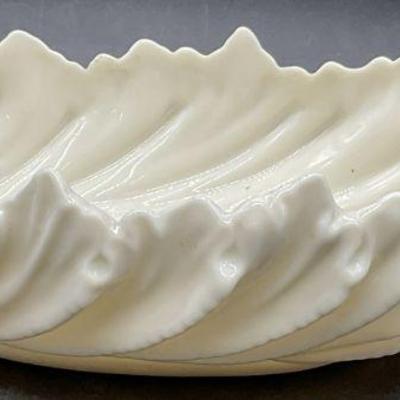 LENOX Signed Porcelain Shell Form Bowl, USA
