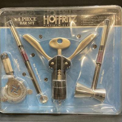 Hoffritz 4 Piece Bar Set NIP
