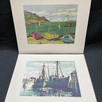 Lot 2 Brian Truelove New England Scene Lithographs
