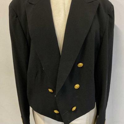 US Navy Black Naval Uniform Jacket
