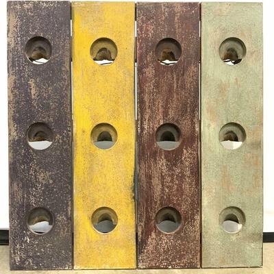 Vintage Wall Mount Wine Bottle Rack

