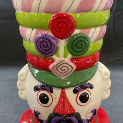 One Hundred 80 Nutcracker Ceramic Cookie Jar
