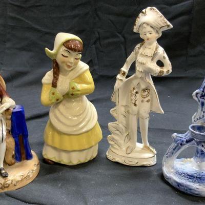 Lot 4 Vintage Assorted Porcelain Figurals
