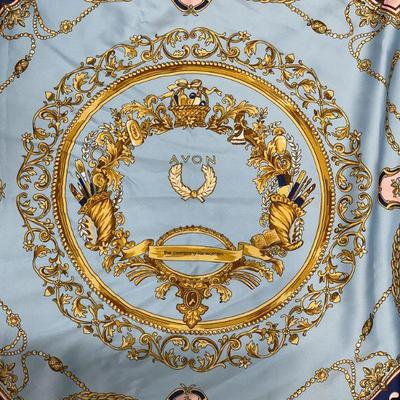 Avon The Company For Women Blue Scarf, Italy
