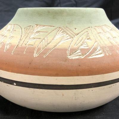 KANUHO NAVAJO Vintage Ceramic Vessel Pottery
