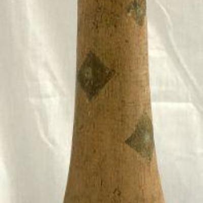Vintage Wooden Hand Painted Pepper Mill
