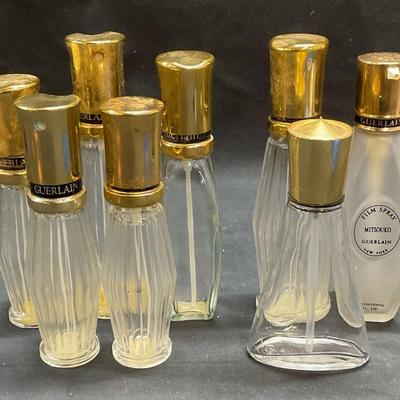 Group Vtg Guerlain Chamade & Mitsouko Bottles
