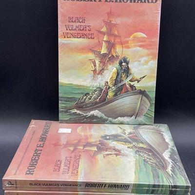 5 NIP Black Vulmeas Vengeance Robert E Howard 1977
