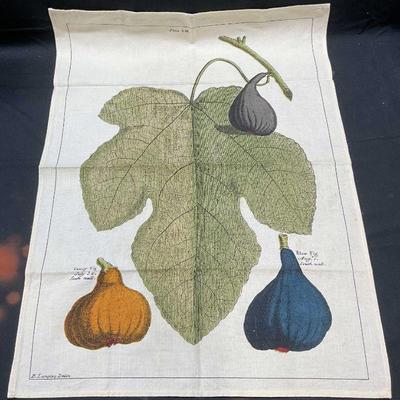 Williams Sonoma Fig Print Cotton Towel
